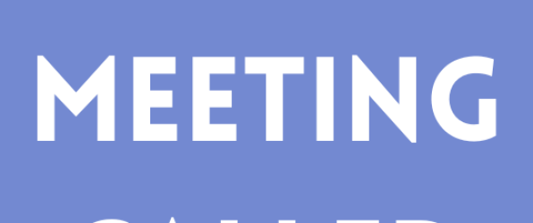 Special Meeting Called